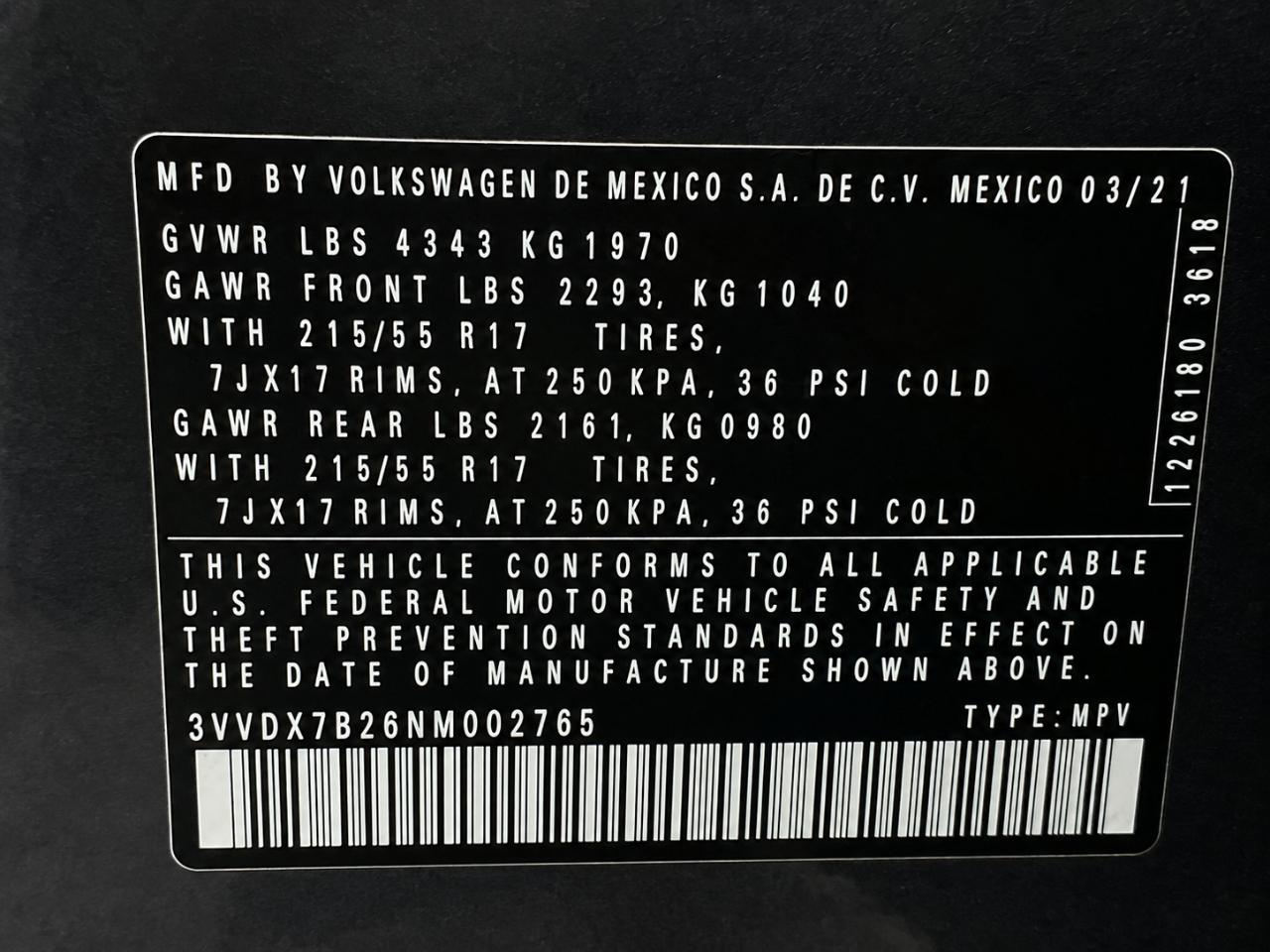 Volkswagen Taos S 2022