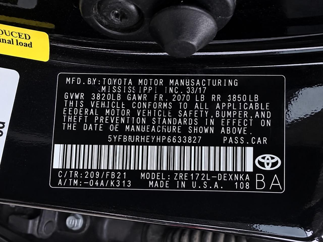 Toyota Corolla  2017