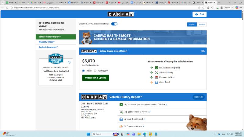 BMW 3-Series 328i xDrive 2011