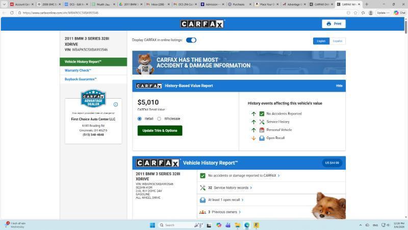 BMW 3-Series 328i xDrive 2011