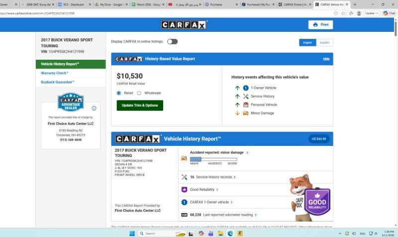 Buick Verano Sport Touring 2017