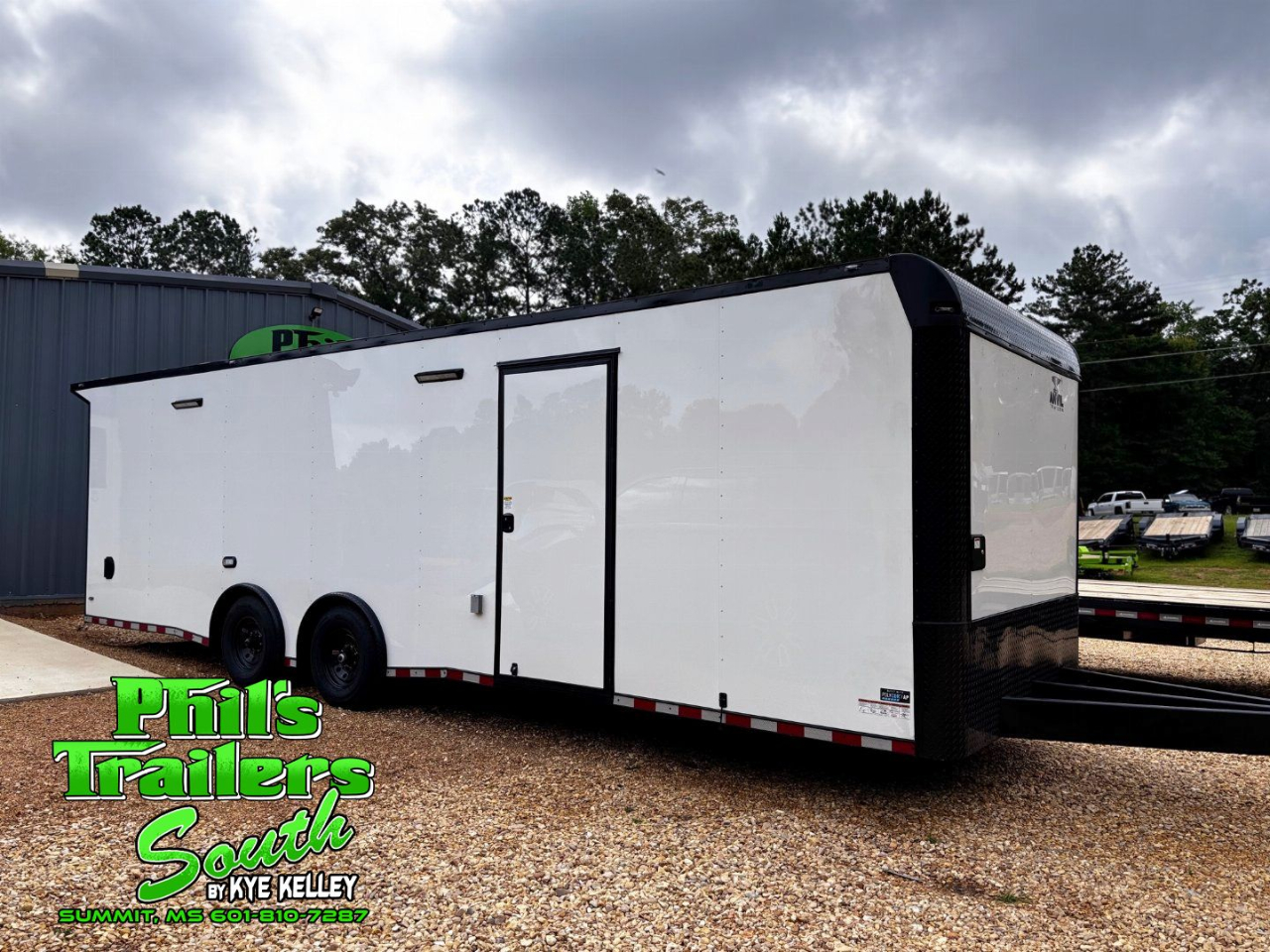 2025 Anvil Trailer LLC AT85X28TA3 28' RACE TRAILER BATHROOM PACKAGE