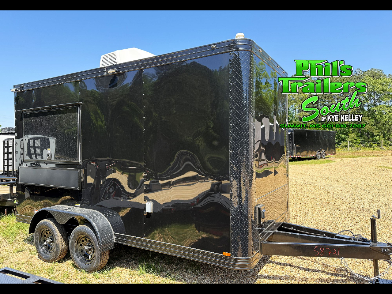 2025 Cynergy Cargo Unknown 7X14 CONCESSION TRAILER VENT A HOOD FOOD TRAILER