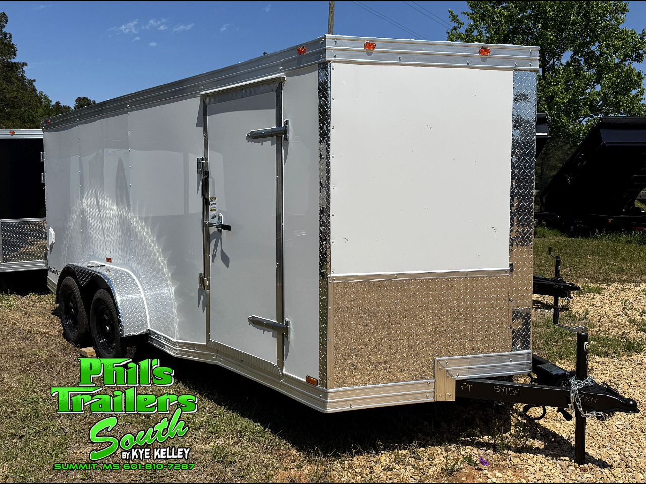 2025 Cynergy Cargo Basic 7X16 ENCLOSED TRAILER DOUBLE DOORS .080 EXTERIOR