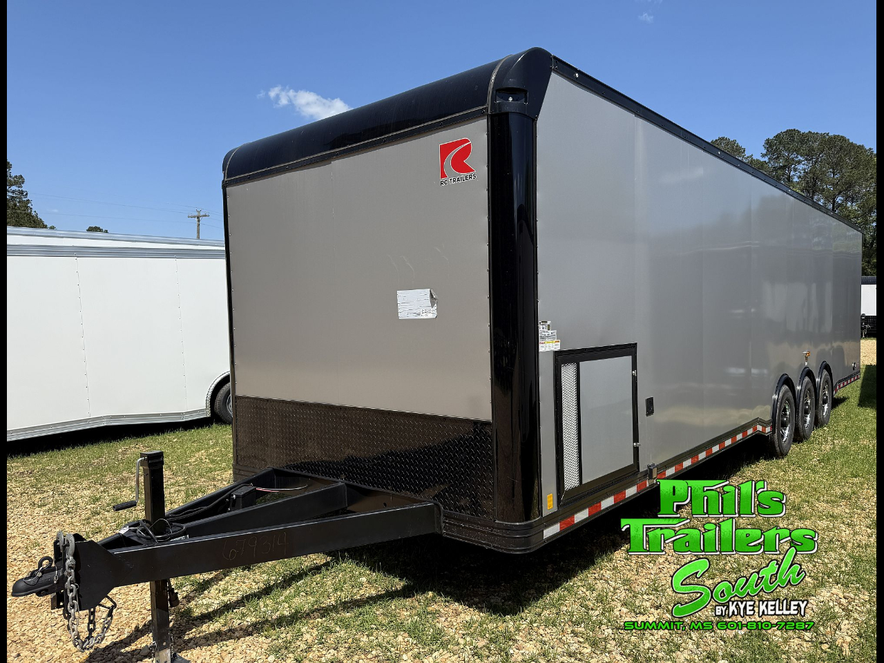 2025 RC Trailers Trailer 32' Race Trailer-Blkout PKG
