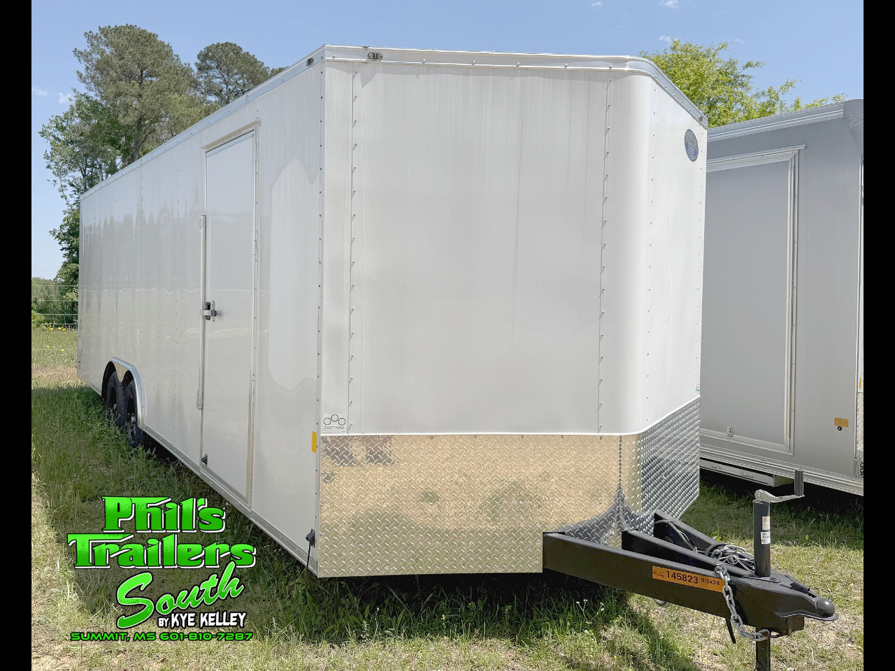 2025 Continental Cargo 8.5x24 60" TRIPLE TUBE TONGUE -CAMBAR ADDED TO RV DOOR