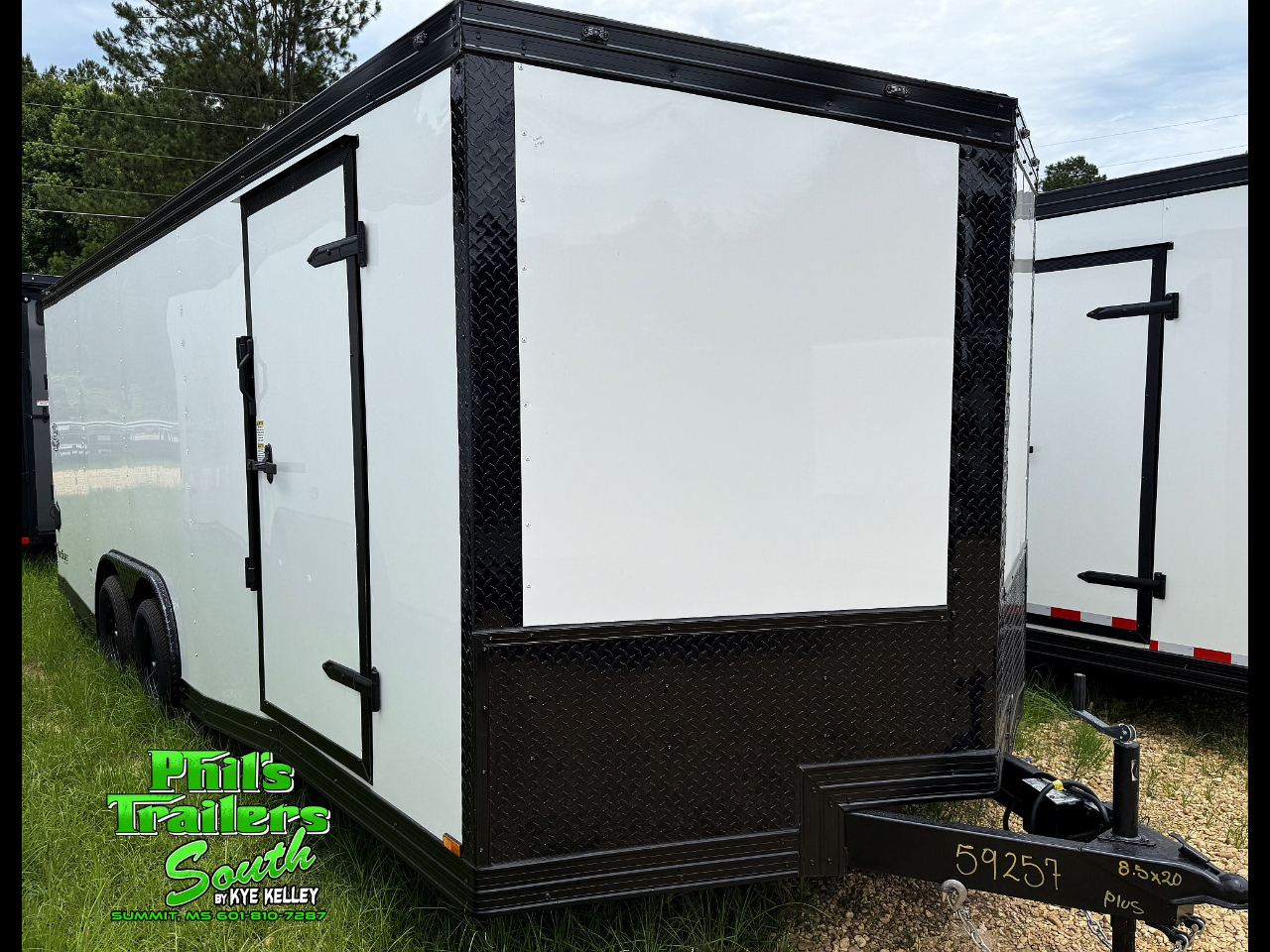 2025 Cynergy Cargo Basic 7' INTERIOR-BLK OUT TRIM-7K-1 PIECE ROOF