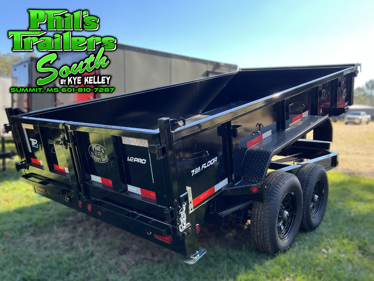 2025 Top Hat DPX140-14X83-14 14'x83" 2' Sides Dump Trailer