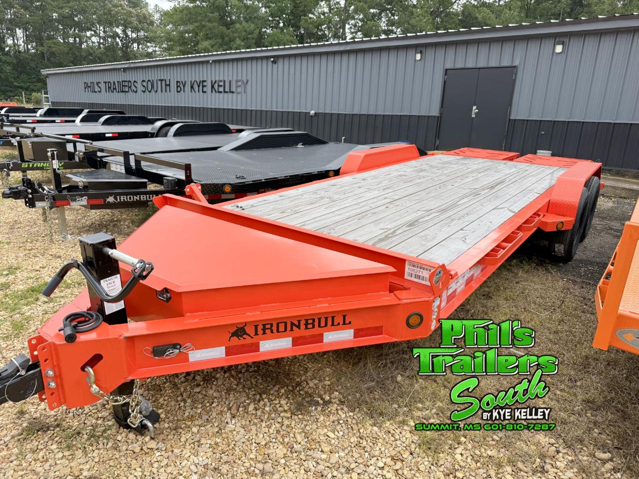 2026 Iron Bull Car-Equipment Trailer 20' EWB EQUIPMENT/CAR HAULER 14K GVWR RAMPAGE RAMP