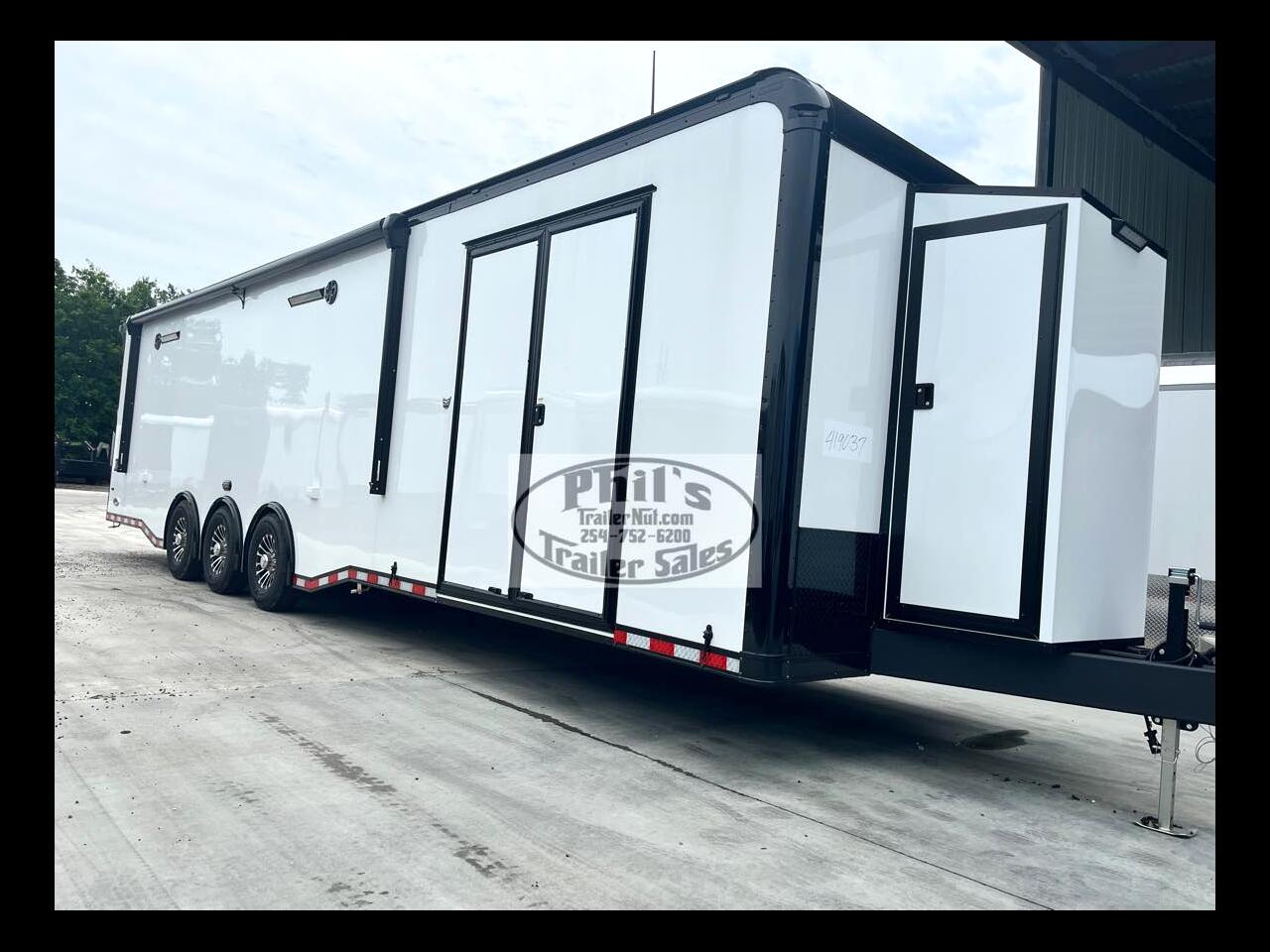 2026 Haulmark Edge Pro 8.5X34 RACE TRAILER ELECTRIC AWNING & TONGUE BOX