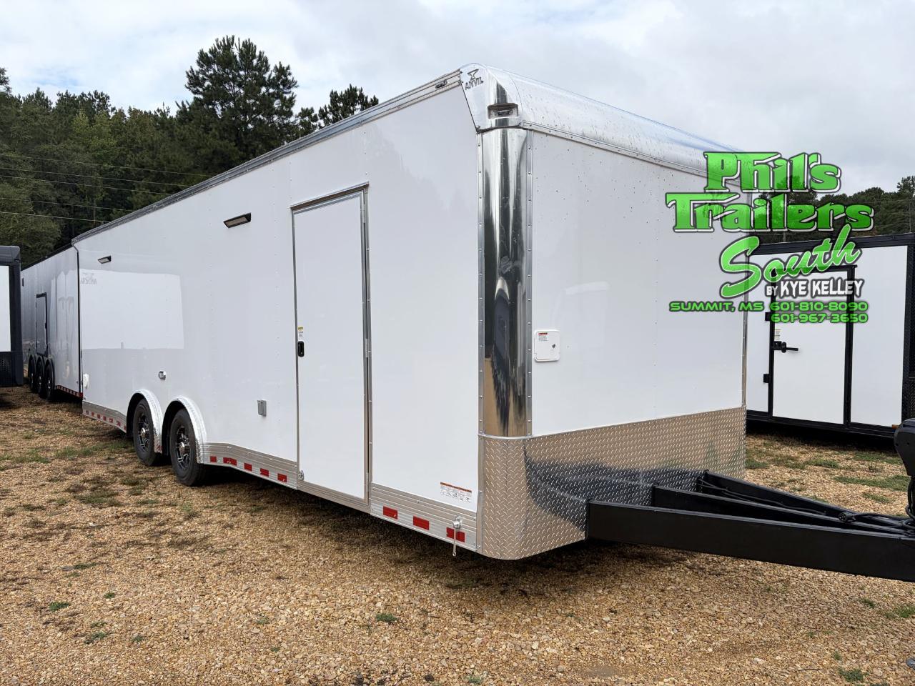 2027 Anvil Trailer LLC Trailer 8.5x28' Enclosed Race Trailer w/ Bathroom
