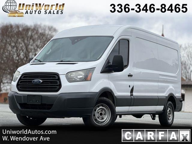 2016 Ford Transit Cargo Van T-150 148" Med Rf 8600 GVWR Sliding RH Dr