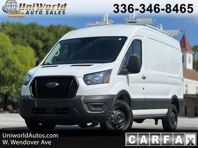 2021 Ford Transit Cargo Van T-250 130" Med Rf 9070 GVWR RWD
