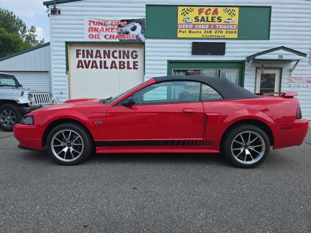 Red 2002 Ford Mustang Convertible Automatic