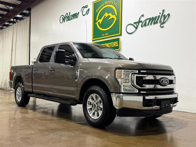 Brown 2021 Ford F-250 Super Duty XL Crew Cab LB RWD Pickup Truck 4X2 Automatic