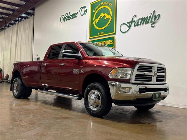 Red 2017 RAM 3500 SLT Crew Cab LB DRW 4WD Pickup Truck Four-Wheel Drive Automatic