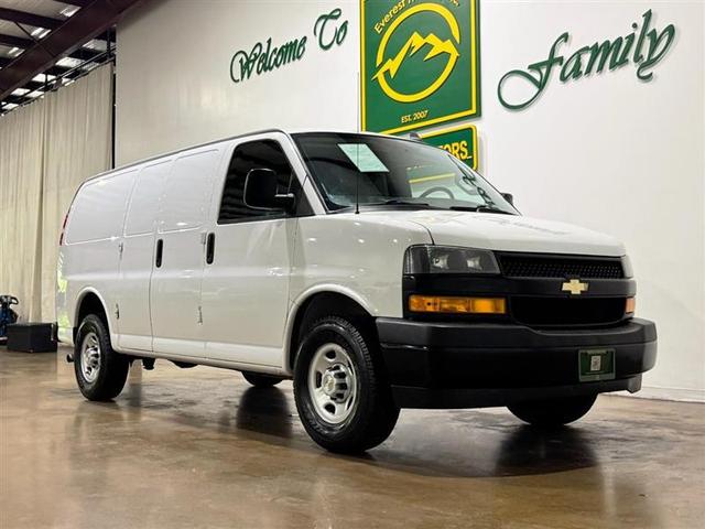 White 2020 Chevrolet Express Cargo 2500 RWD Van Rear-Wheel Drive Automatic