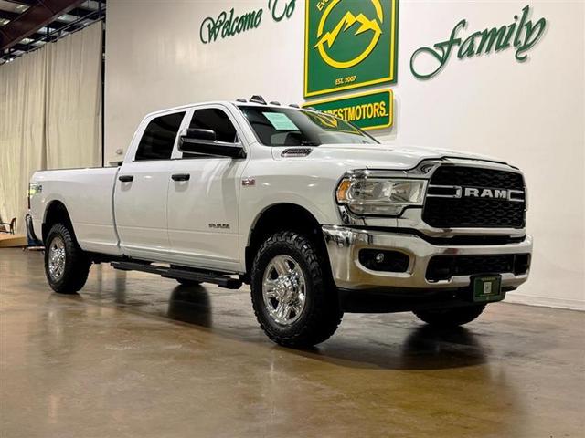White 2022 RAM 2500 Tradesman Crew Cab LB 4WD Pickup Truck Four-Wheel Drive Automatic
