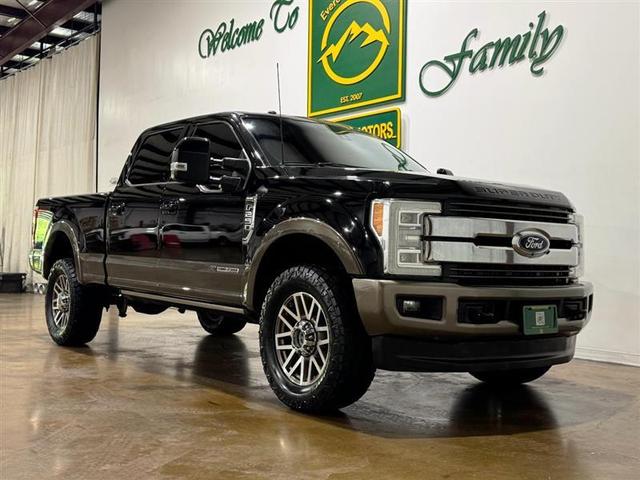 Black 2017 Ford F-250 Super Duty King Ranch Crew Cab 4WD Pickup Truck Four-Wheel Drive Automatic