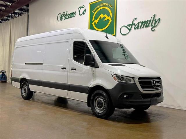 White 2023 Mercedes-Benz Sprinter Cargo Van Rear-Wheel Drive Automatic