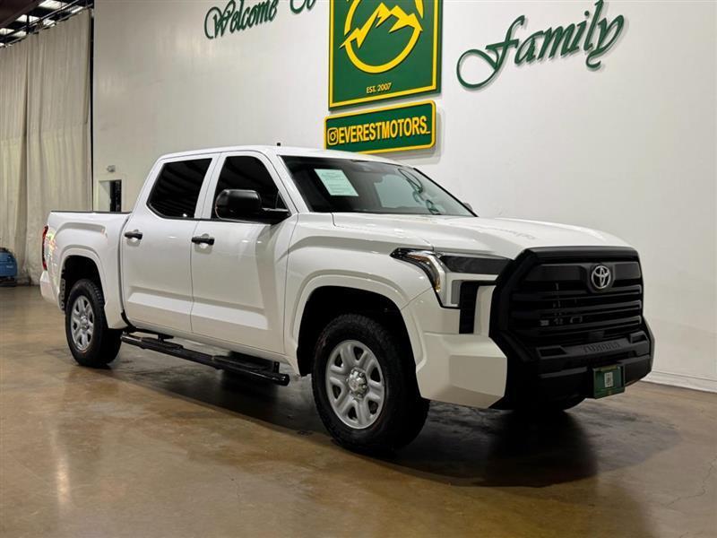 White 2024 Toyota Tundra Pickup Truck Four-Wheel Drive Automatic