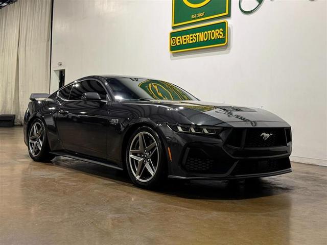 Gray 2024 Ford Mustang Coupe Rear-Wheel Drive Manual