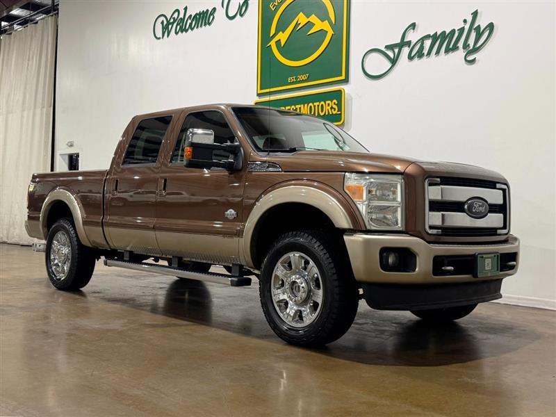 Bronze 2012 Ford F-250 Super Duty Pickup Truck Four-Wheel Drive Automatic