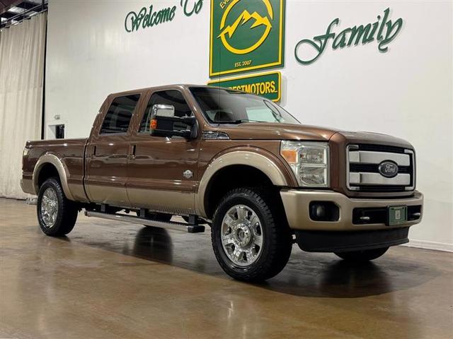 Bronze 2012 Ford F-250 Super Duty Pickup Truck Four-Wheel Drive Automatic