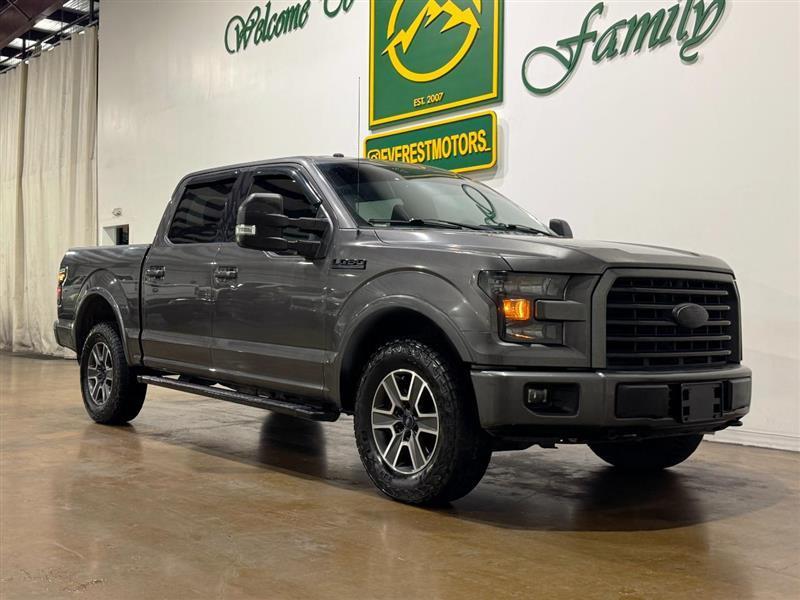 Gray 2016 Ford F-150 Pickup Truck Four-Wheel Drive Automatic