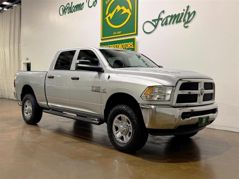 Silver 2015 RAM 2500 Pickup Truck Four-Wheel Drive Automatic