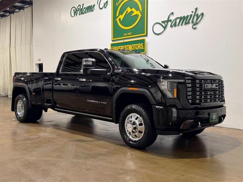Black 2024 GMC Sierra 3500HD Pickup Truck Four-Wheel Drive Automatic