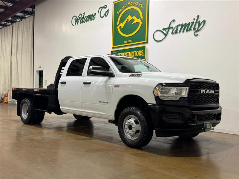 White 2022 RAM 3500 Pickup Truck Four-Wheel Drive Automatic