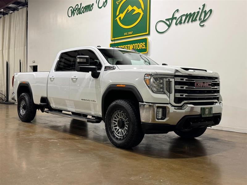 White 2022 GMC Sierra 3500HD Pickup Truck Four-Wheel Drive Automatic