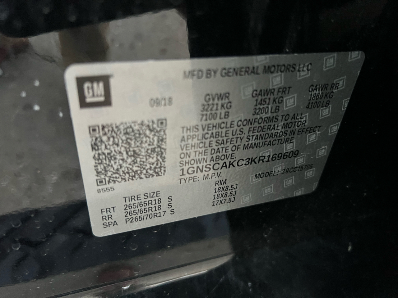 Chevrolet Tahoe LS 2WD 2019