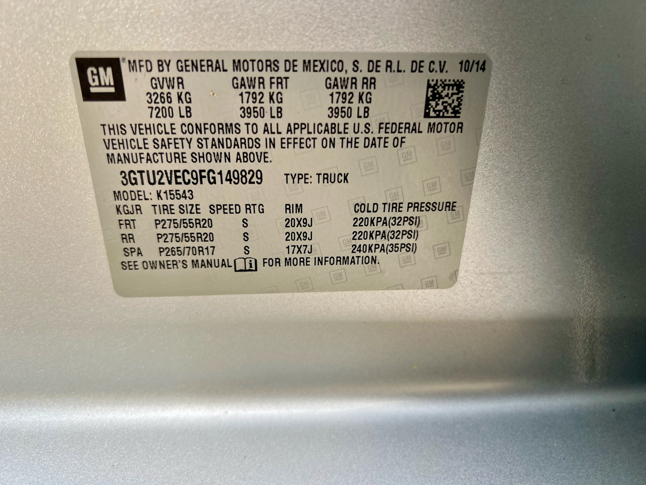 GMC Sierra 1500  2015