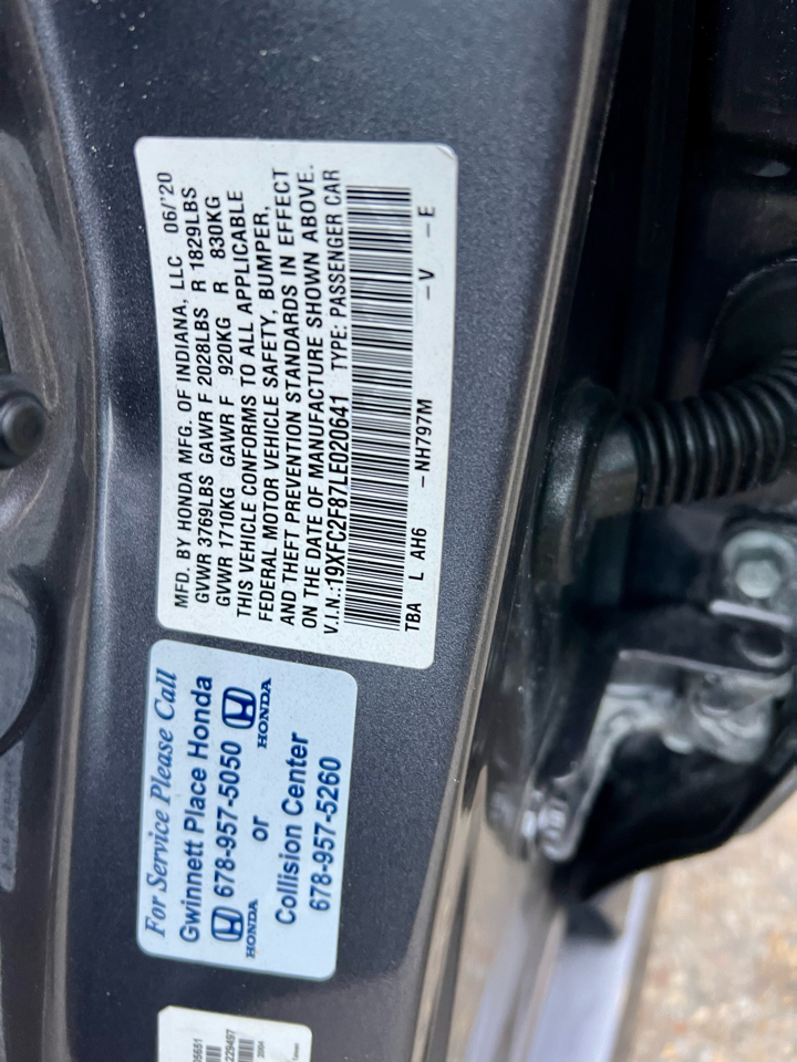 Honda Civic Sedan Sport CVT 2020