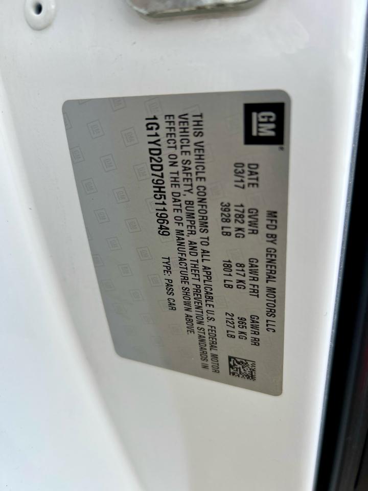 Chevrolet Corvette  2017