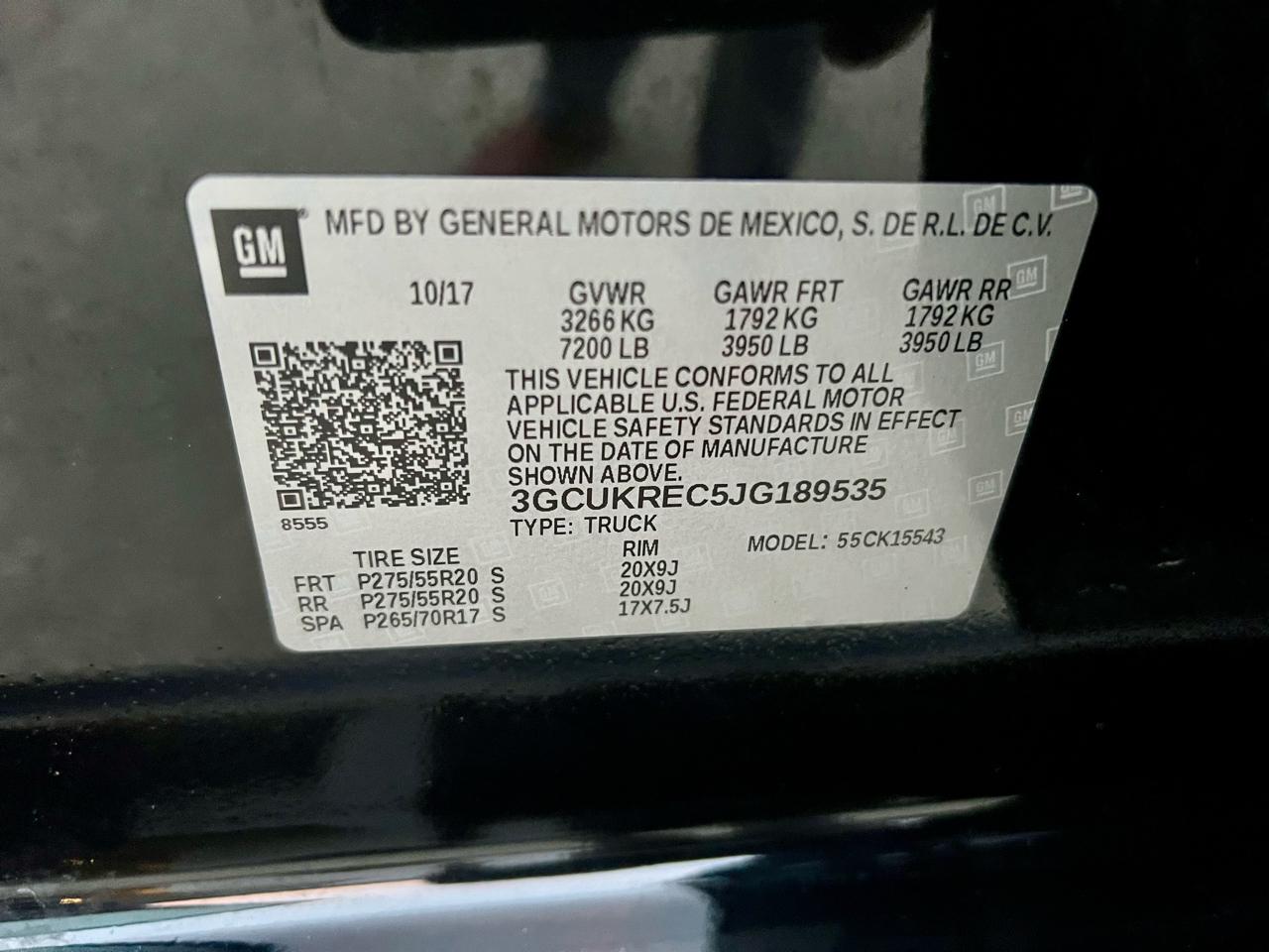 Chevrolet Silverado 1500  2018