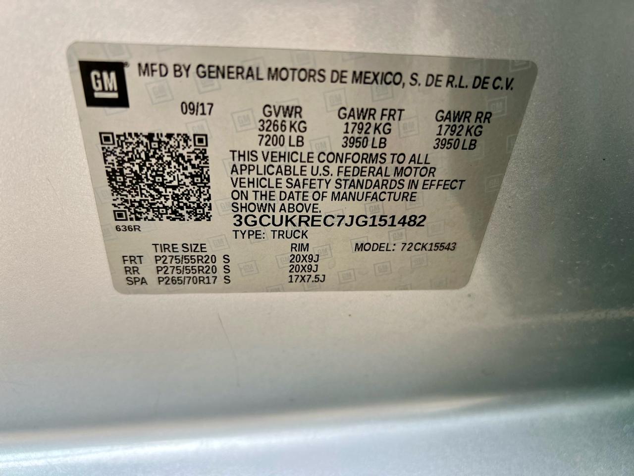 Chevrolet Silverado 1500  2018