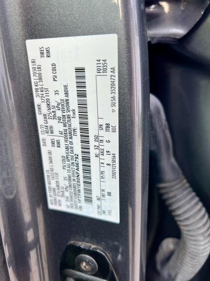 Ford F-150 Platinum 4WD SuperCrew 5.5' Box 2022