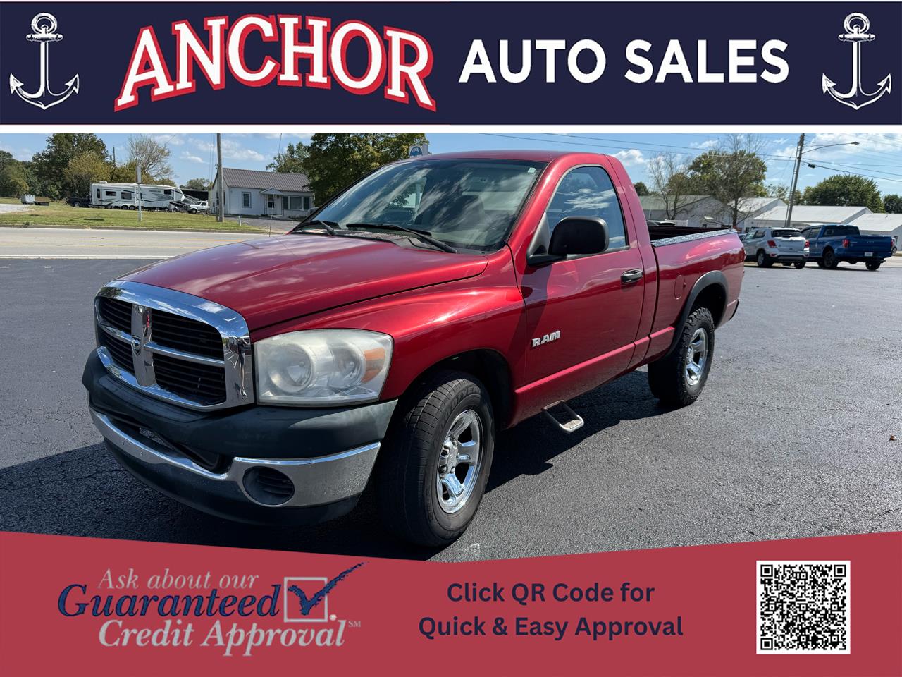 2008 Dodge Ram 1500 2dr Reg Cab 120.5 4WD ST