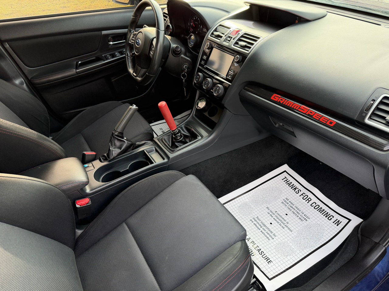 Subaru WRX Manual 2018