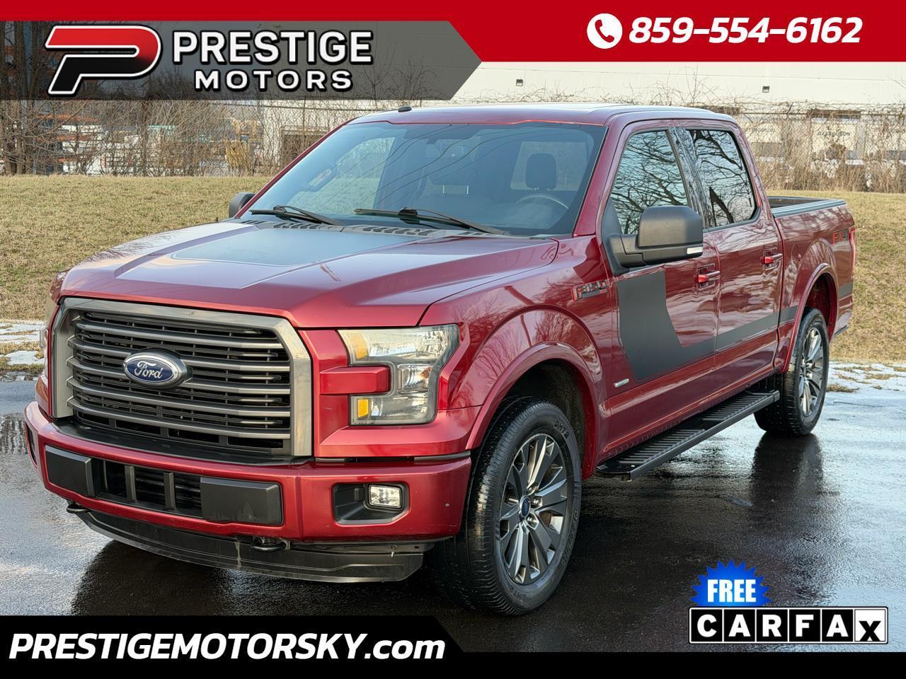 2016 Ford F-150 4WD SuperCrew 145" XLT