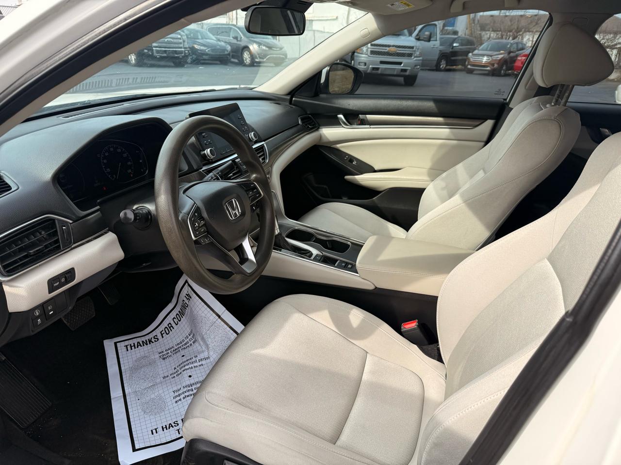 Honda Accord Sedan LX 1.5T CVT 2019
