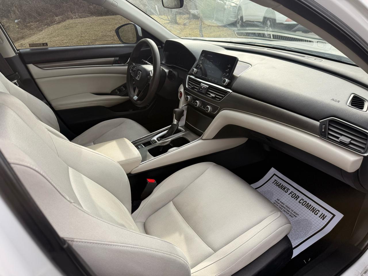 Honda Accord Sedan LX 1.5T CVT 2019