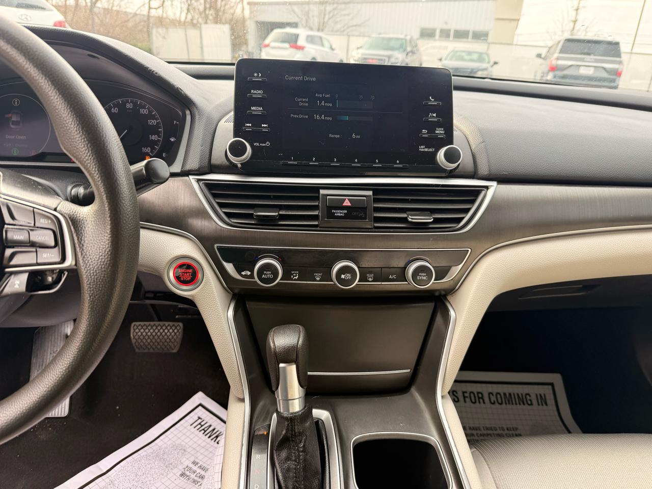 Honda Accord Sedan LX 1.5T CVT 2019