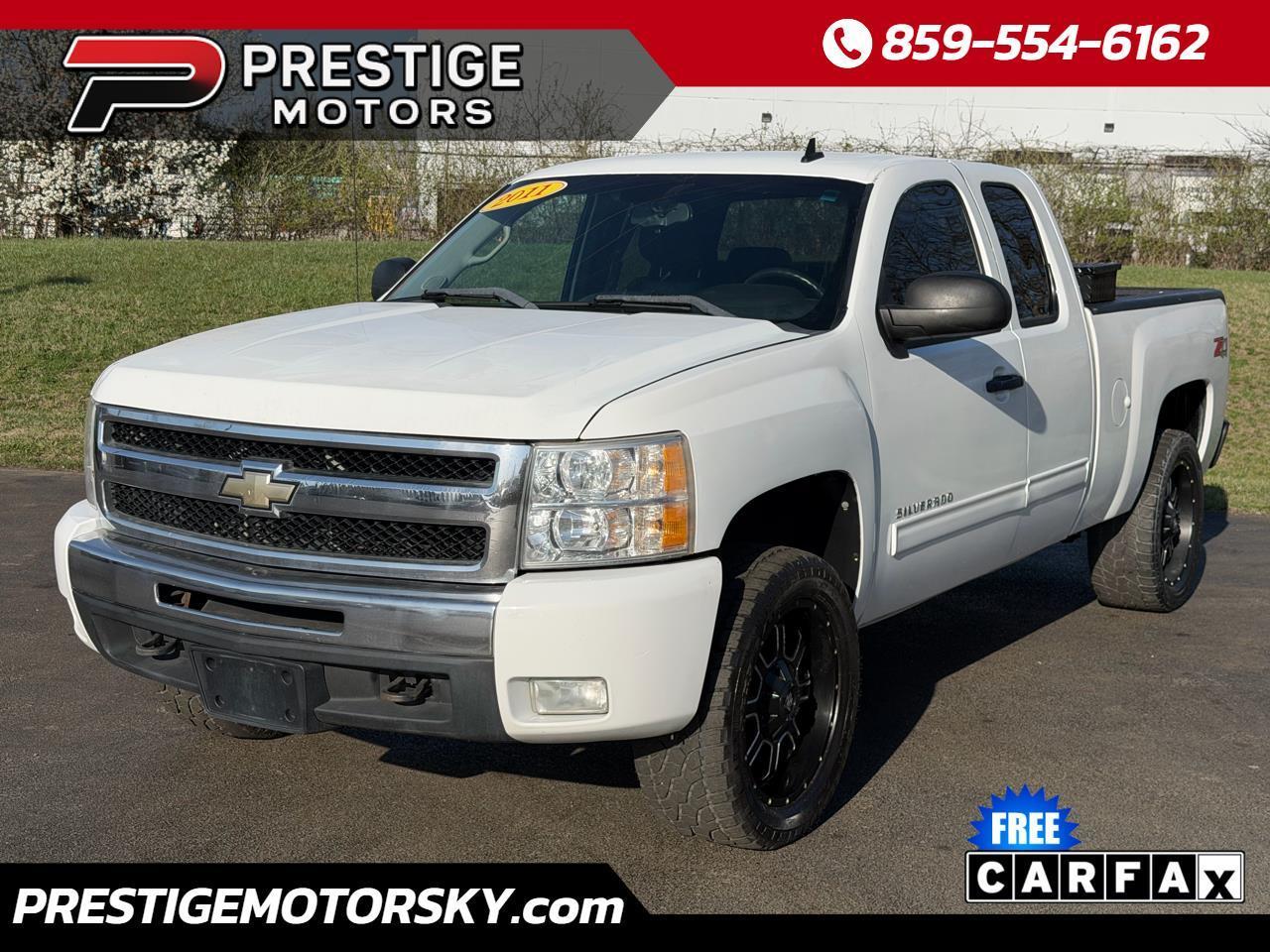 Chevrolet Silverado 1500 4WD Ext Cab 143.5" LT 2011
