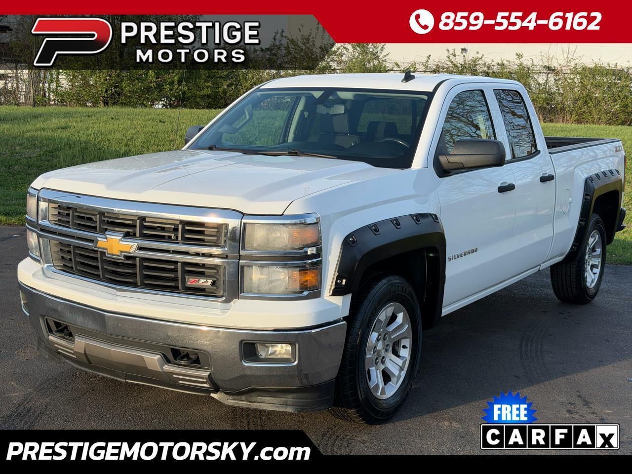 Chevrolet Silverado 1500 4WD Double Cab 143.5" LT w/2LT 2014
