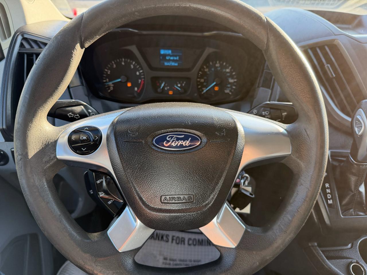 Ford Transit Van T-250 130" Low Rf 9000 GVWR Swing-Out RH Dr 2017