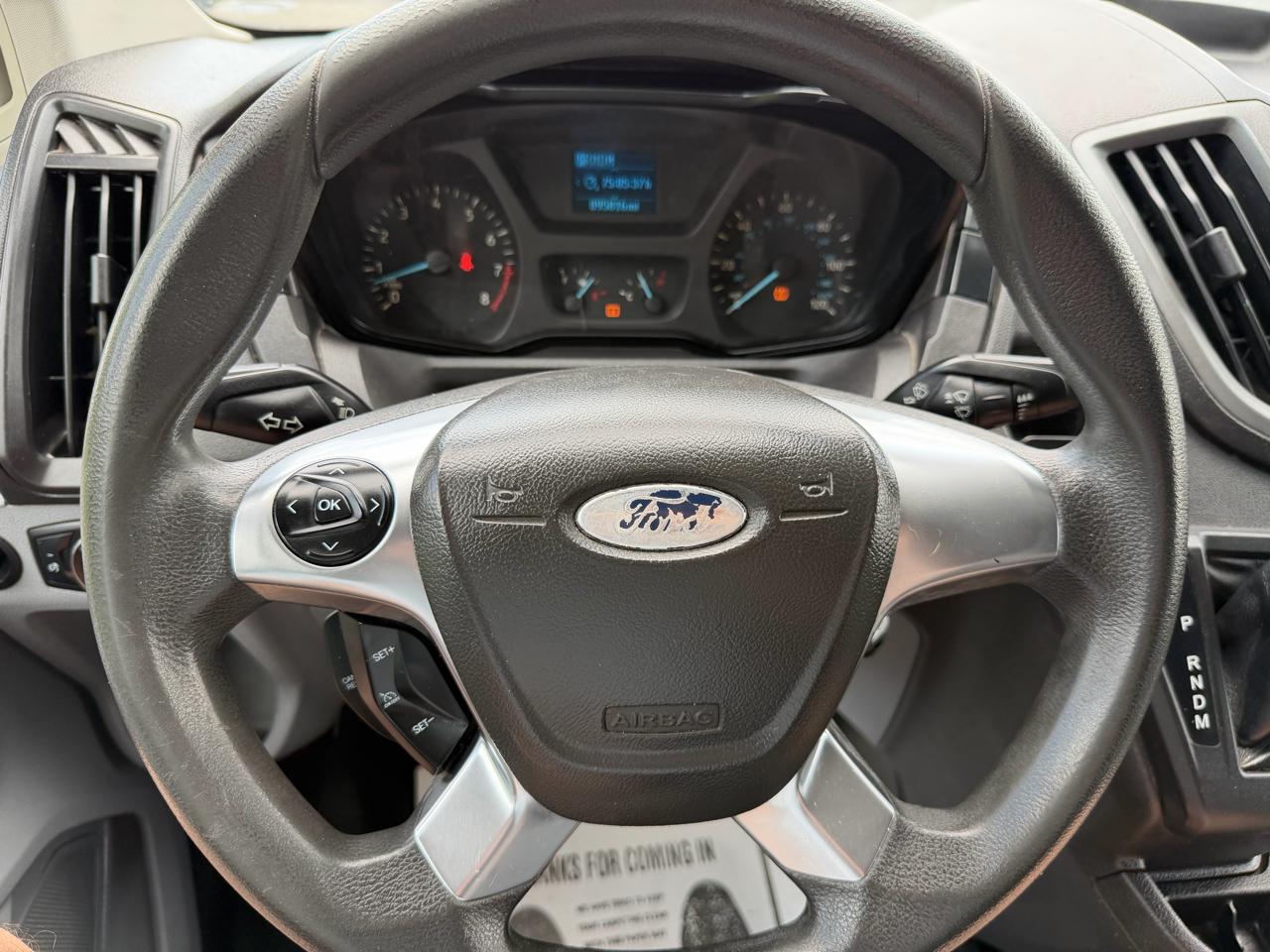 Ford Transit Cargo Van T-250 130" Med Rf 9000 GVWR Sliding RH Dr 2016